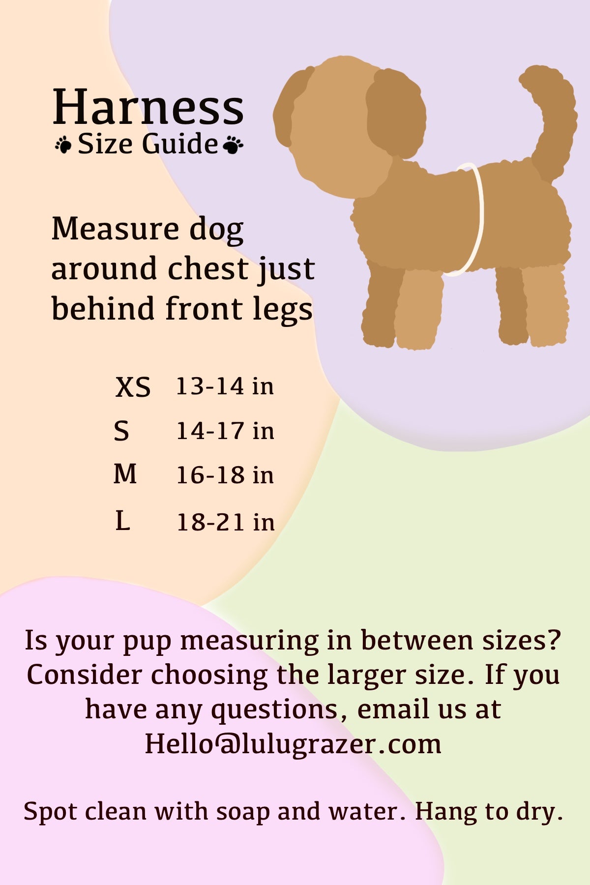 Step in Harness - Pastries & Pawfee